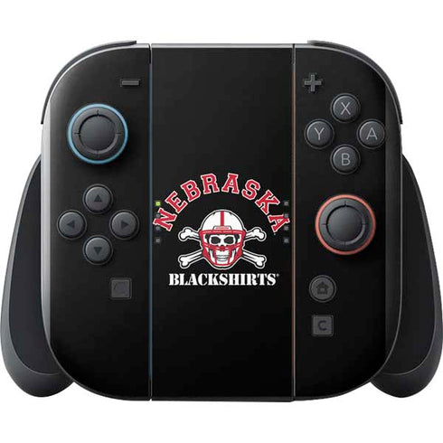 University of Nebraska Blackshirts Nintendo Switch 2 (2025) with Joy-Con Skin